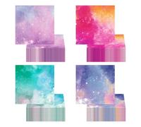 LSYYSL 400 Pieces Of Starry Sky Colorful Origami, Square Origami Set, Diy Origami Craft, Children'S Handmade Origami