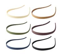 LSYYSL 6 Pieces Women's Thin Hair Hoops, Non-Slip, Face Wash, Decorative, Simple Hair Accessories