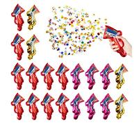 LSYYSL Pack of 20 Party Poppers - Confetti Cannons, Shooters & Bombs for Wedding, Birthday, Anniversary & More