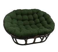 LSyySy Double Papasan Chair Cushion Only, 67x47inch Round Thicken Colorfast Rattan Wicker Egg Swing Chair Cushions Indoor/Outdoor Pet Floor Pillows Meditation Cushion