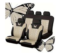 LSYZGRBC Car Seat Covers Full Set, for VW Caddy 3 2003-2025 Waterproof Scratch Resistant Protect Front and Rear Seat Covers Protectors,B