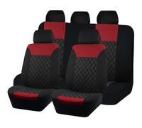LSYZGRBC Full Set Universal Car Seat Covers, for Vw Polo GTI R5 2018-2024/Vw Polo Vivo 2010-2025 Seat Covers Luxury Cover Front and Rear Protectors Car Waterproof,A