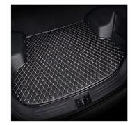 LSYZGRBC Leather Car Boot Mat, for Ford Mustang MARCH-E 2020-2025 Waterproof Rear Trunk Liner Anti-Scratch Cargo Protector Tray Cover Styling Accessory,A