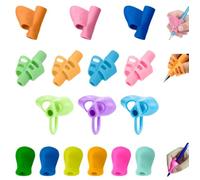 LSYZHX 16 Pcs Pencil Grips for Children Handwriting, Handwriting Posture Aid Pencil Grip for Kids, Silicone Writing Pen Grips for Kids Students Toddlers Preschoolers (16 Pcs)