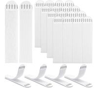 LSYZHX 24Pcs Picture Hanging Strips, Adhesive Strips, Damage Free Wall Hanging Strips- for Pictures, Frames and Mirrors (24)