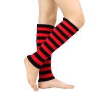 LSYZHX 2Pcs Leg Warmers, Y2K Knitted Leg Warmers for Women for Women Best Gift (RED, standard)