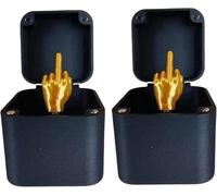 LSYZHX Middle Finger Gifts, Middle Finger In A Box, Prank Gift Box for Men and Women, Adult Prank Pop Up Gift (2Pcs)