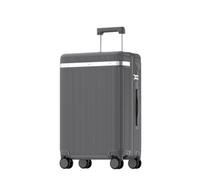 LSZJSCH Adventure Suitcase - Scratch Resistant Surface, Silent Rollers, Ample Storage Space. A Must-Have for Travel Enthusiasts. -Tourist Artifact(Dark Gray,20inches)