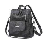 LSZJSCH Colorful Backpacks Retro Flair: Crafted From Premium Fabrics For Durability And Style -Can be given as a gift(Black)