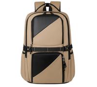 LSZJSCH Colorful large capacity backpack: the perfect choice for business and leisure travel -Can be given as a gift(Khaki)