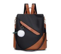 LSZJSCH Colorful Personalized Backpack: fabric paired with clever design -Can be given as a gift(Black)