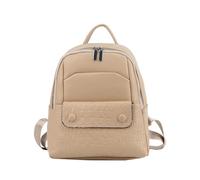 LSZJSCH Ladies' backpack, casual daily backpack, cute design, suitable for daily use, shopping, Can be given as a gift(Khaki)
