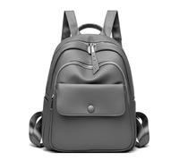 LSZJSCH Minimalist Daily Backpack, Lightweight Practical Daypack for Commuting & Multi-Scenarios -Can be given as a gift(Grey)