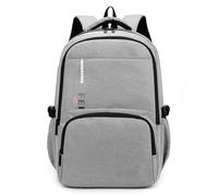 LSZJSCH Minimally designed urban backpack for both men and women, multifunctional commuting bag -Can be given as a gift(Light Gray)