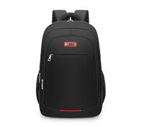 LSZJSCH Modern style backpack with black and bright colors, reasonable compartments, meeting daily -Can be given as a gift(Black red)