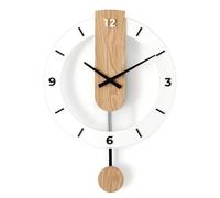 LSZJSCH Nordic - style Creative Wall Clock - Shape, Silent Movement, Enhances the Space Decor Style -Personalized life embellishment