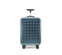 LSZJSCH Personalized Embossed Roller Suitcase, Smooth Zipper, Easy to Open and Close, to Meet Travel Needs -Tourist Artifact(Blue,24 inches)