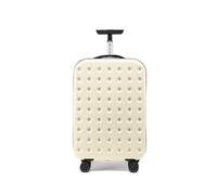LSZJSCH Personalized Embossed Roller Suitcase, Smooth Zipper, Easy to Open and Close, to Meet Travel Needs -Tourist Artifact(White,24 inches)