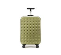 LSZJSCH Personalized Embossed Roller Suitcase, Smooth Zipper, Easy to Open and Close, to Meet Travel Needs -Tourist Artifact(Green,24 inches)