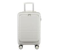 LSZJSCH Reliable Rolling Luggage for Adventures - Water - Resistant Material, Large Capacity and Secure Zippers. Essential for Outdoor Explorations. -Tourist Artifact(White,26inches)