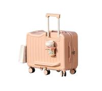 LSZJSCH Ride-On Rolling Luggage with Cup Holder - Traveler's Choice -Tourist Artifact(Pink,24 inches)