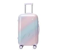 LSZJSCH Trendy Ombre - Colored Rolling Luggage for Travel - Stylish, Functional, Ideal for Modern Explorers -Tourist Artifact(Shape1,24inches)