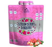 Lt. Blender's Strawberry Daiquiri in a Bag - Strawberry Daiquiri Mix - Each Bag Makes 1/2 Gallon - Non-GMO - No Daiquiri Machine Needed - Make a Cocktail, Wine Slushie or Mocktail - (Pack of 3)