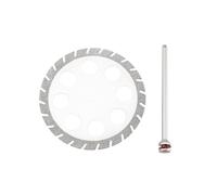 LT Easiyl 1 Set of Electric Grinder Sawtooth Diamond Saw Disc Set Rod 2.35mm Slice 45x0.25x1.6mm Suitable for Hardware Jewelry Woodworking