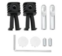 LT Easiyl 1 Set of Wall Hung Toilet Fixing Bolts Kit Compatible with Geberit Compatible with Grohe 38.8x75.5mm Wall-Mounted Toilet Anchor Kit