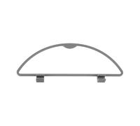 LT Easiyl 1 x Replacement D Ring for Bins Compatible with Hartal Old Style Bin Hook 38mm x 10mm for Caravans/Motorhomes and Boats in Grey Plastic