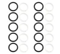 LT Easiyl 10 Pairs 16mm Pump Core Oil Seal Gasket 21x16x2.5mm for 3 Ton Horizontal Hydraulic Jack