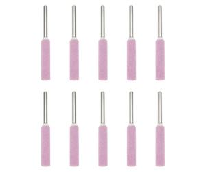 LT Easiyl 10 Pieces of 5.5 mm Chainsaw Abrasive Stone Compatible with D-Remel Compatible with Proxxon Grinder