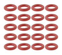 LT Easiyl 100pcs Silicone O-Ring 70A Durometer Piece Seal Ring Silicone Seal Rings Gasket Compatible with EATC Temperature Controller 7x4x1.5mm Red