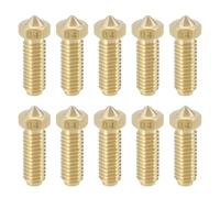 LT Easiyl 10PCS 0.4mm 3D Printer Nozzle 21x7mm M6 Brass Nozzles 1.75mm Consumables Compatible with Anycubic Kobra 2 Kobra 2 Pro Kobra 2 Plus Kobra 2 Max Kobra 2 Neo