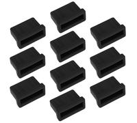 LT Easiyl 10Pcs Car Radiator Mount Condenser Pad Bracket Rubber Pad 17111712911 Compatible with BMW 525i 530i 540i E32 E34 E38 E39 Black