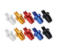 LT Easiyl 10pcs M7 Bicycle Brake Lever Adjuster Screws Brake Lever Barrel Handle Screws Fastener Aluminium Alloy Road Mountain Bikes Silver Black Red Gold Blue