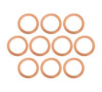 LT Easiyl 10pcs Transmission Drain Plug Washer FTC4112 24X32X1.5mm Copper Drain Plug Washer Compatible with Land Rover Defender Discovery RRC P38 LT77 R380