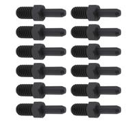LT Easiyl 12Pcs M5 Bicycles Chain Breaker Replacement Pin 4.9x3.1x19.3mm for Bike Chain Breaker Remove Tool Black