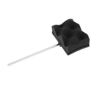 LT Easiyl 1Pc Bass Drum Beater Pad with Stainless Steel Shaft Suitable for Pedal Percussion Instrument Accessory Part 21.2x10cm