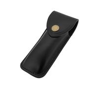 LT Easiyl 1pc Vintage Black Leather Sheath for 13 x 3.2cm K-nife Compatible With Buck 110 Pocket K-nife Pouch 5 Inch Folding Hunter Multitool Tools