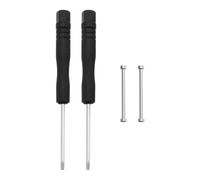 LT Easiyl 1Set Watch Band Lug Link Pins Repair Kit with 2x Metal Screw Rods 2x Screwdrivers Compatible with Garmin Fenix 7/7pro/6/6pro/5/5 Plus, Silver