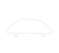 LT Easiyl 1x Bin D Ring Replacement Compatible with Hartal Bins Old Style, 38mmx10mm Bin Hanger for Caravans/Motorhomes and Boats White Plastic