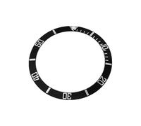 LT Easiyl 1x Watch Aluminum Bezel Ring Black with White Markings Compatible with ROLEX SUBMARINER 16800 16808 16810 315-16800-1