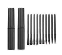 LT Easiyl 2 Set Watch Cleaning Brush Set Black Soft Brushes Dust Removal Cleaning Brush Including 10pcs Soft Brushes with Box for Clean Watch Crafts Jewelry PC Keyboard