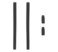 LT Easiyl 2 Sets Black Silicone Temple End Pads Compatible with IC Berlin Glasses and Sunglasses Frames