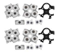 LT Easiyl 2 Sets Rubber and Silicone Controller Button Pads Compatible with Playstation 5 3rd Generation