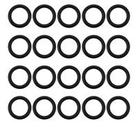 LT Easiyl 20Pcs Car Air Conditioning Seal 4E0260749A Compatible with Audi A1/S1-8X 2011-2014 16x11x2.5mm Black