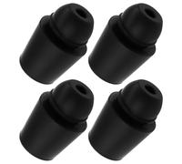 LT Easiyl 20PCS Universal Car Door Dampers Buffer Pad Cover Rubber Anti Shock Buffer Rubber Pier Compatible with Kia Compatible with Hyundai Black