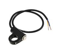 LT Easiyl 22mm 3-wires Self-Locking Motorcycle Handlebar Headlight Switch DC 12V 10A for Horn Power Start Kill Switch (Blue)