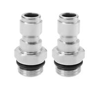 LT Easiyl 2pcs 1/4" Quick Release Connector M22-14mm Male Thread Pressure Washer Coupler Stainless Steel Snow Foam Lance Fittings Thread Hose Connector